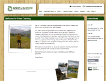 Tablet Screenshot of greencoachinguk.com